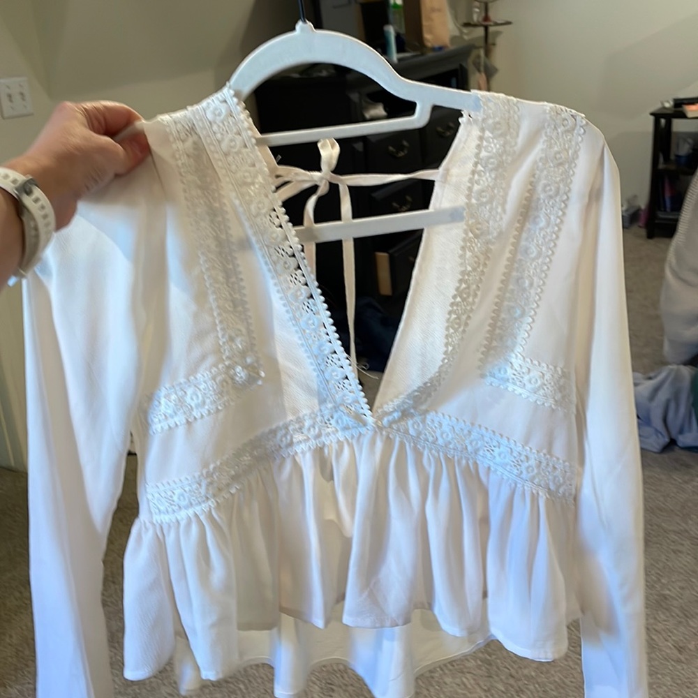 Forever 21 white top